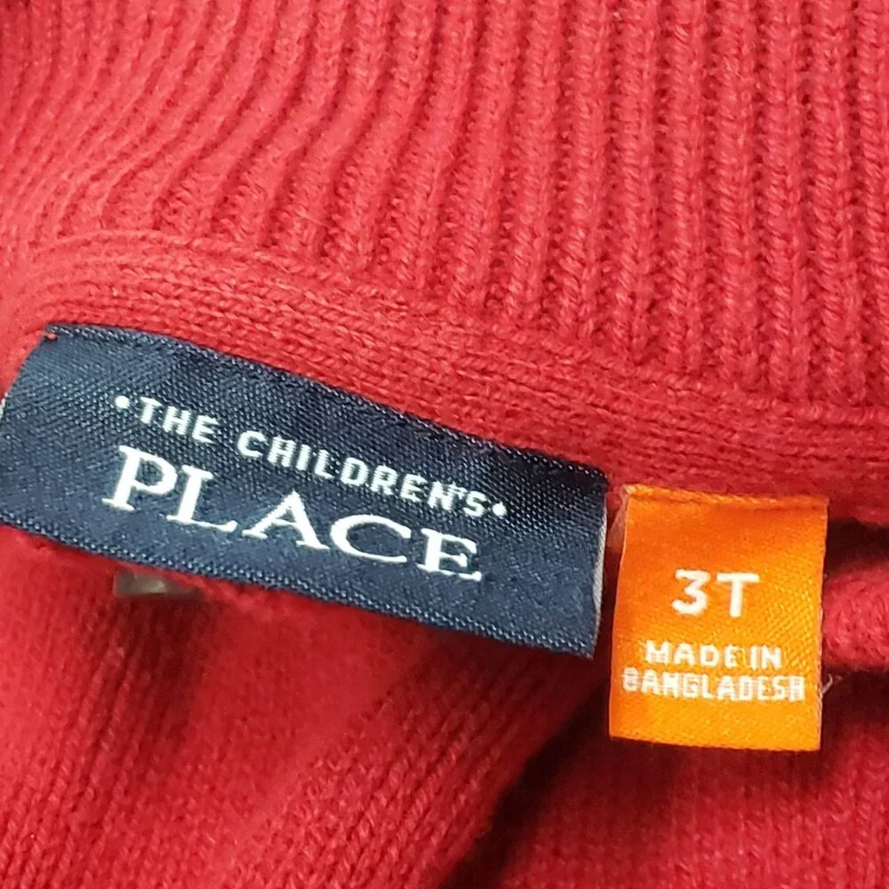 The Children's Place Boys Moose Sweater Size 3T